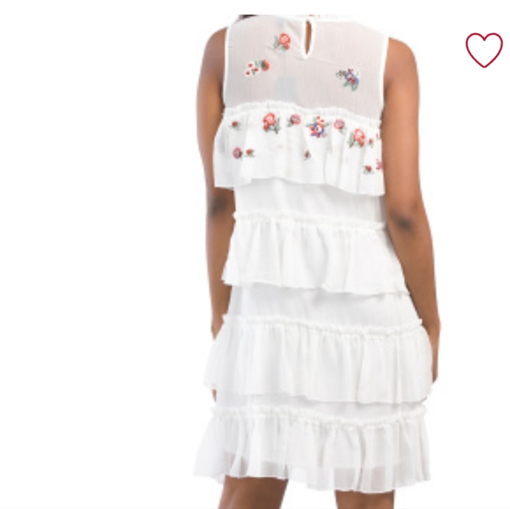 🆕️ MAX SPORT Embroidered Ruffle Dress - Picture 13 of 14